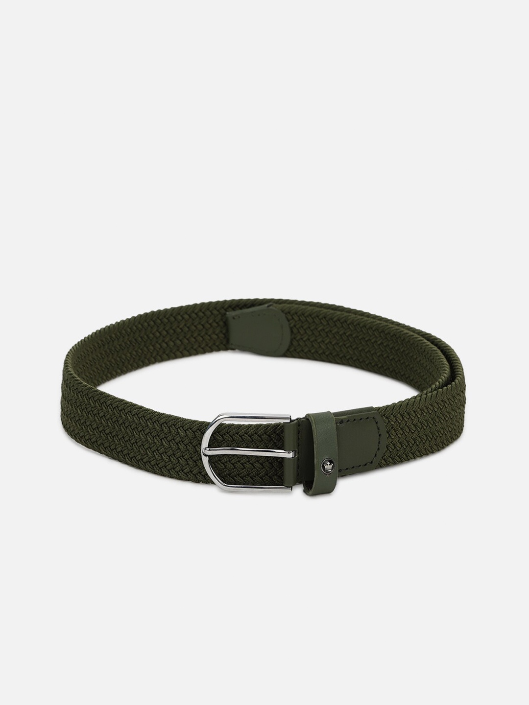 

Louis Philippe Sport Men Braided Belt, Green