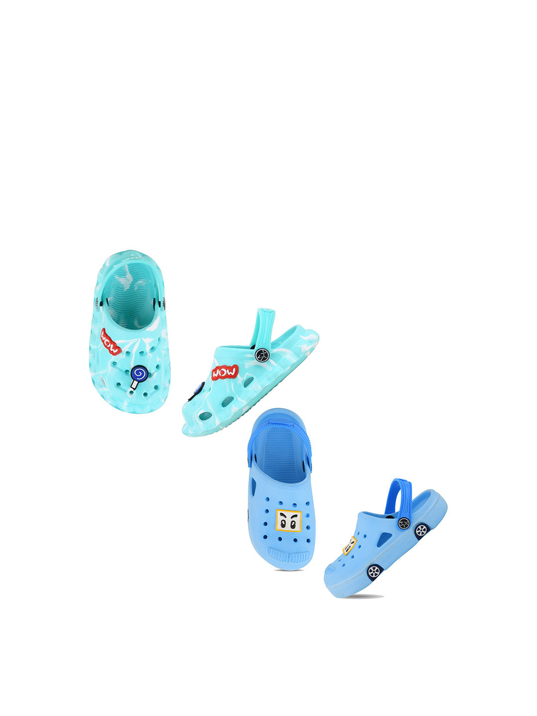 

Smartots Kids Pack Of 2 Printed Clogs, Blue