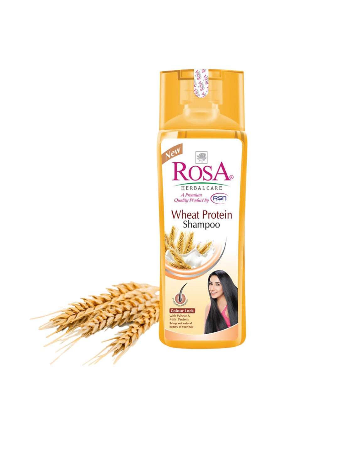 

ROSA Wheat Protein Shampoo With Milk Proteins - 500ml, Yellow