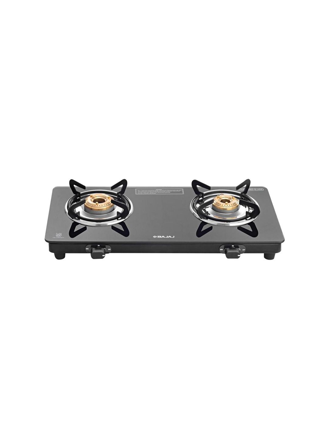 

Bajaj Black Glass UCX 2 Burner Slim Gas Stove