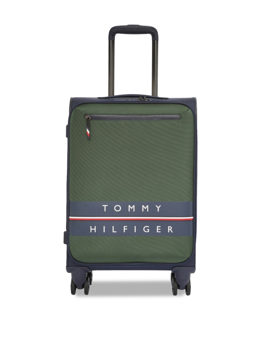 

Tommy Hilfiger Textured Soft Sided Trolley Bag 59.5Cm, Green