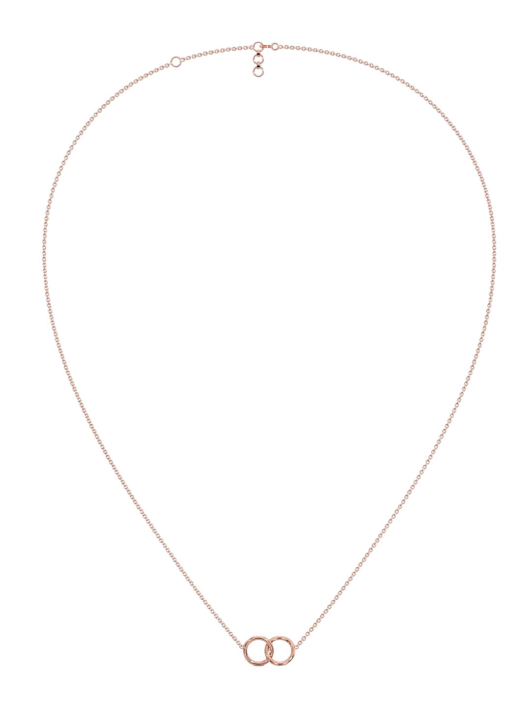 

CANDERE A KALYAN JEWELLERS COMPANY 18KT (750) Rose Gold Pendant With Chain-2.0 gm