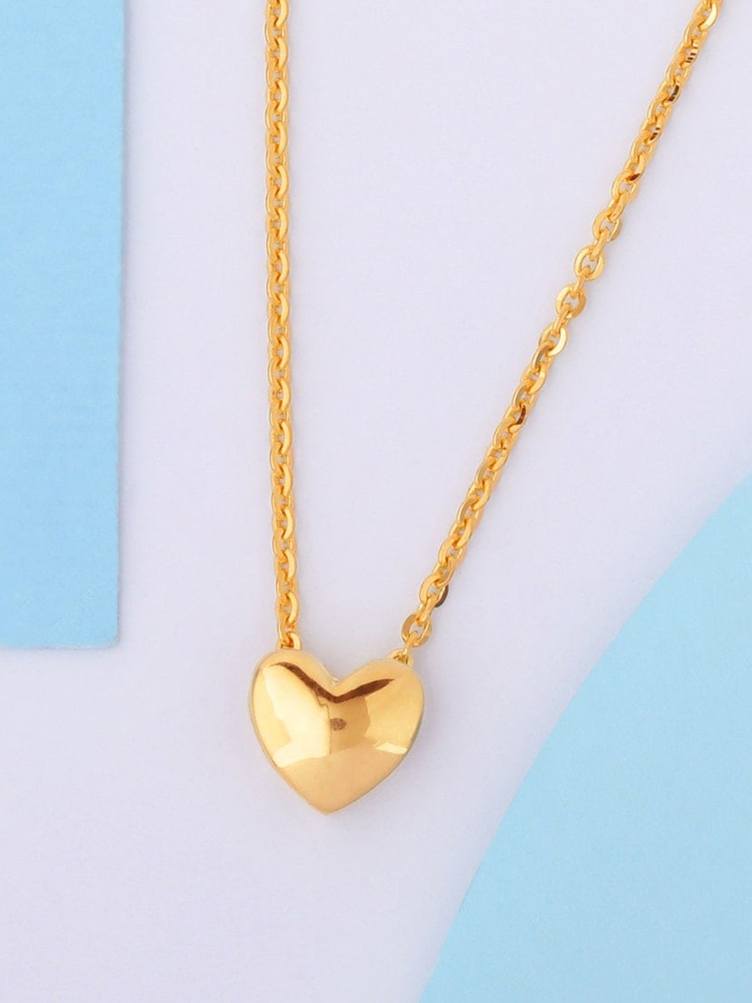 

CANDERE A KALYAN JEWELLERS COMPANY 18KT (750) BIS Hallmark Gold Pendant With Chain-3.56 gm
