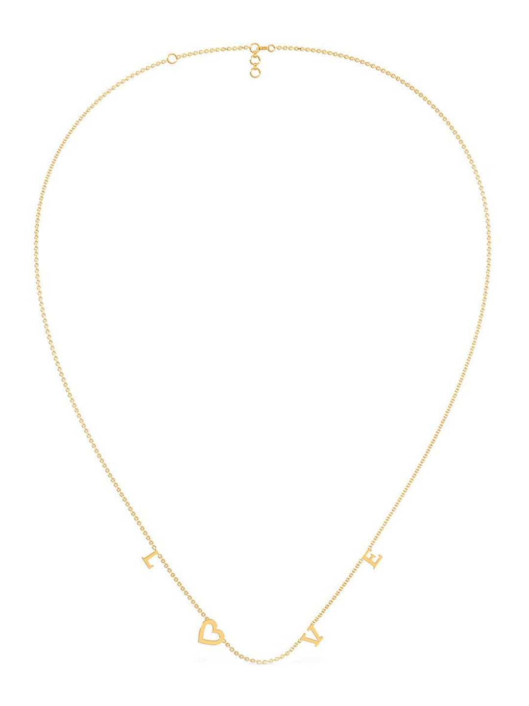 

CANDERE A KALYAN JEWELLERS COMPANY 14KT (585) BIS Hallmark Gold Necklace-1.5 gm