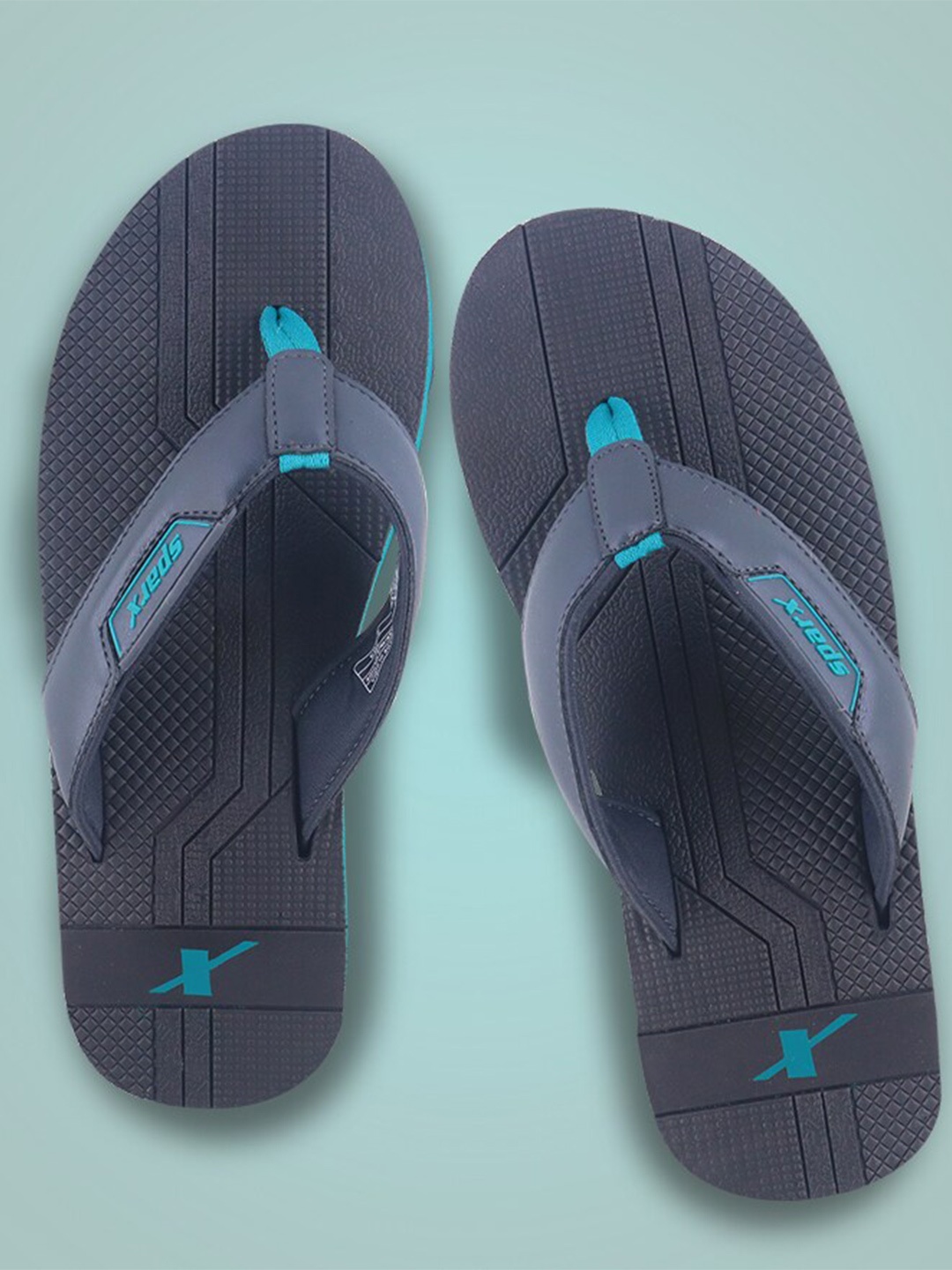 

Sparx Men Textured Thong Flip-Flops, Grey