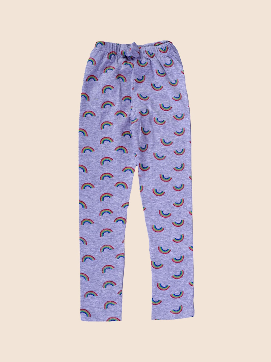 

JUNITOS Girls Printed Ankle Length Leggings, Grey