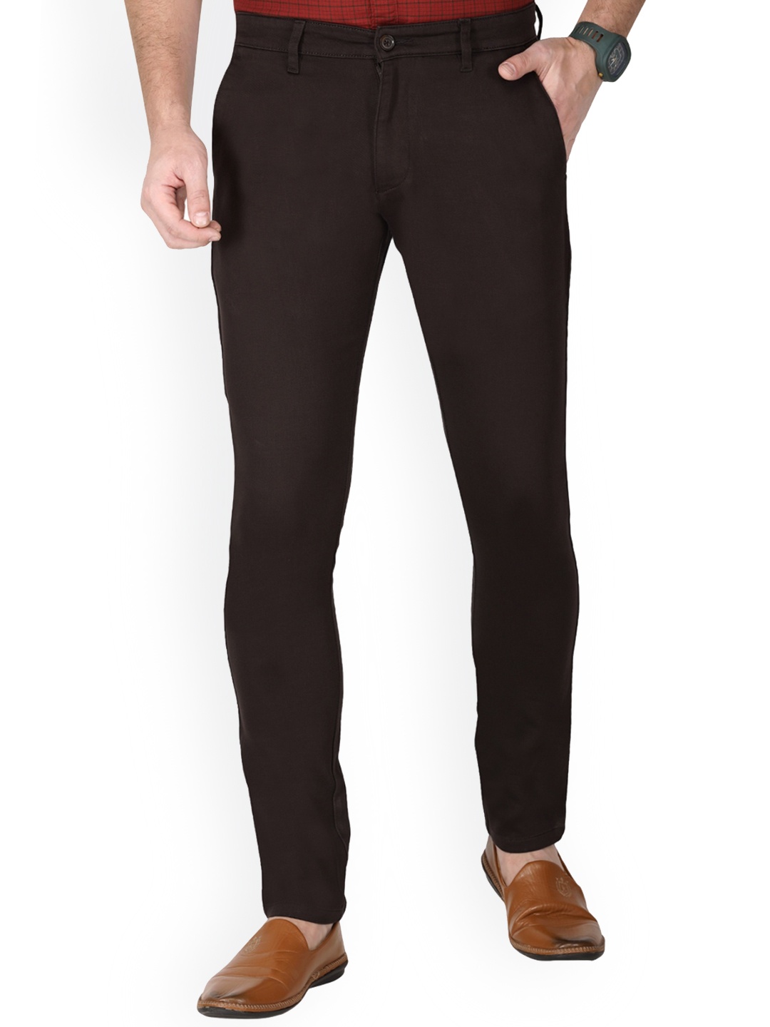 

Monterrey SF Men Relaxed Slim Fit Easy Wash Chinos, Green