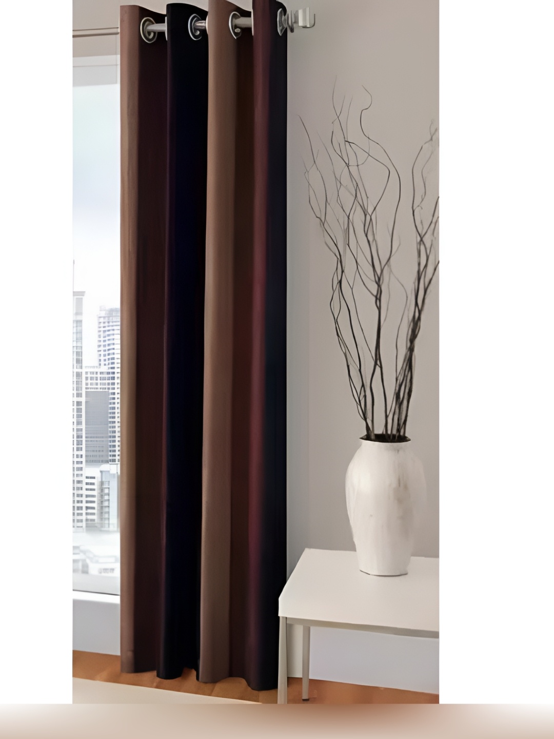 

Shopgallery Brown Room Darkening Door Curtain