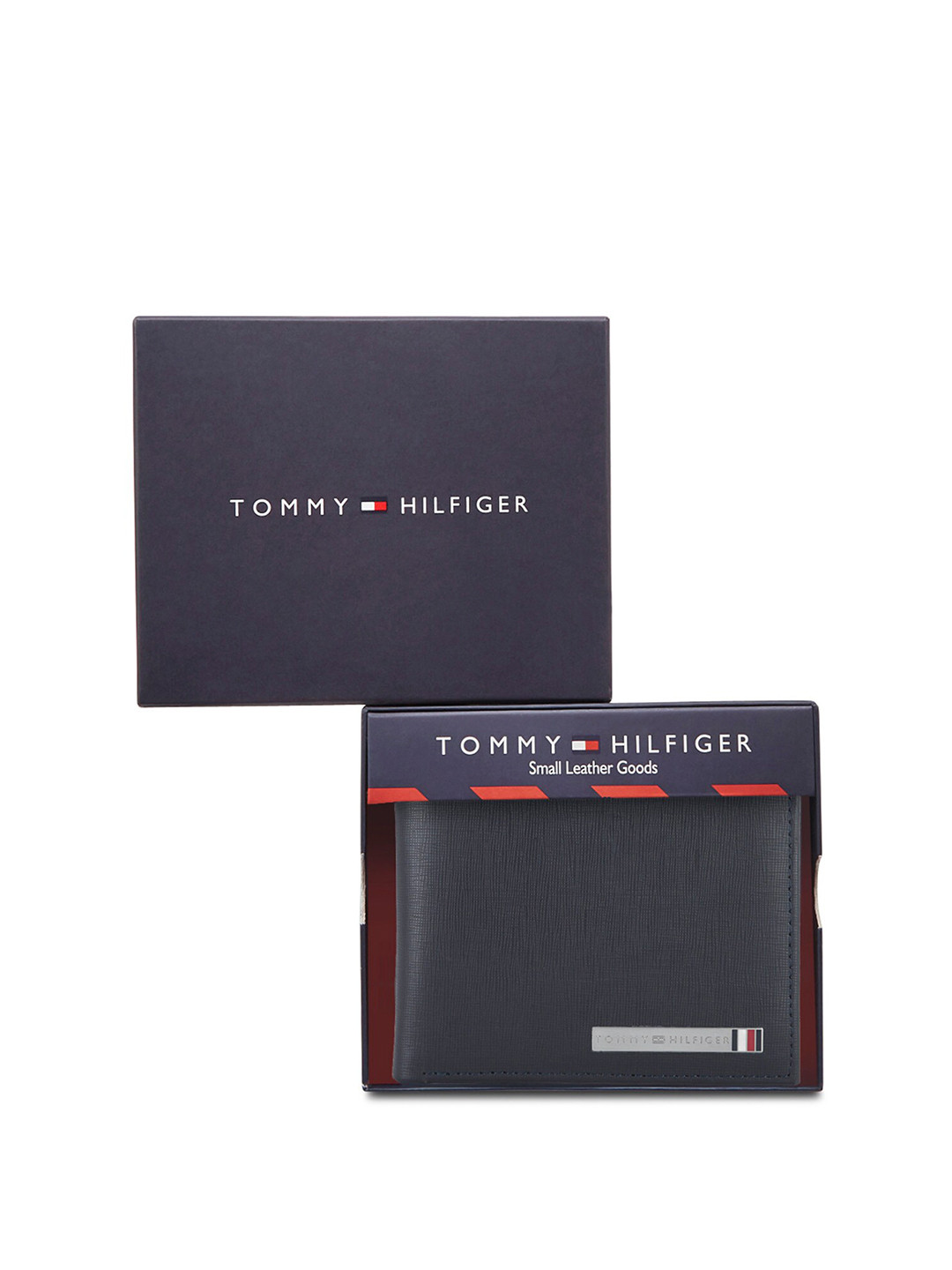 

Tommy Hilfiger Women Leather Two Fold Wallet, Navy blue