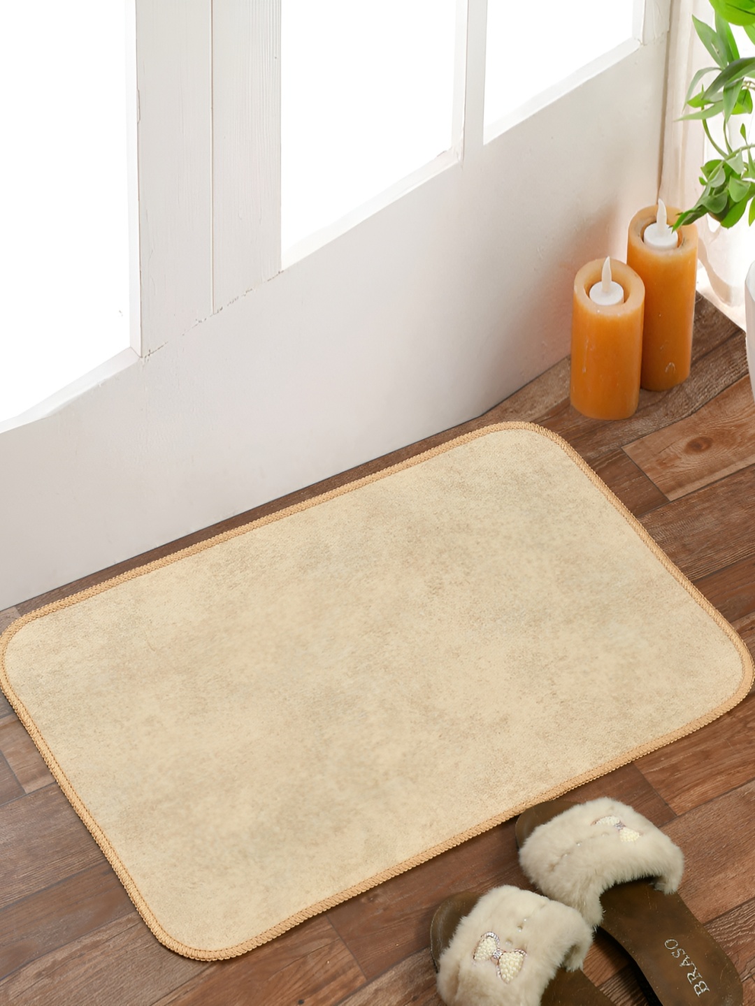 Florida Beige Textured Anti-Skid Doormat