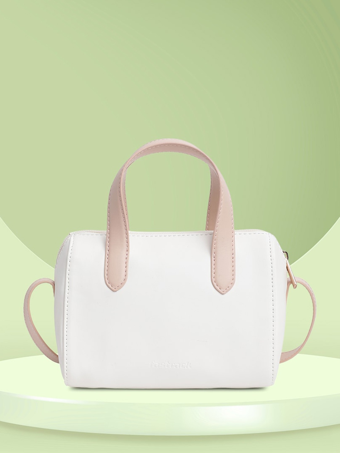

Fastrack PU Structured Handheld Bag, White
