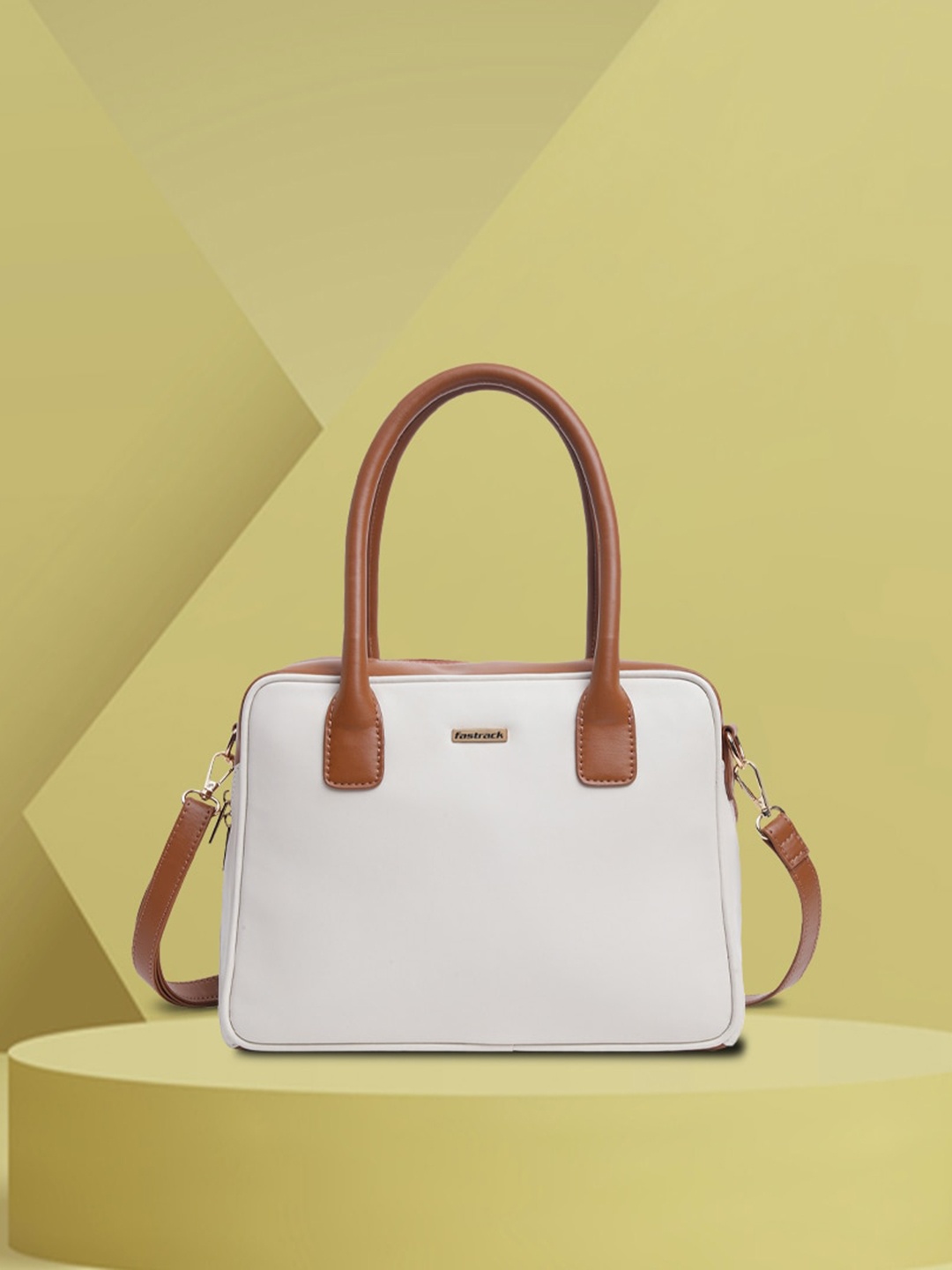 

Fastrack Structured Satchel, White