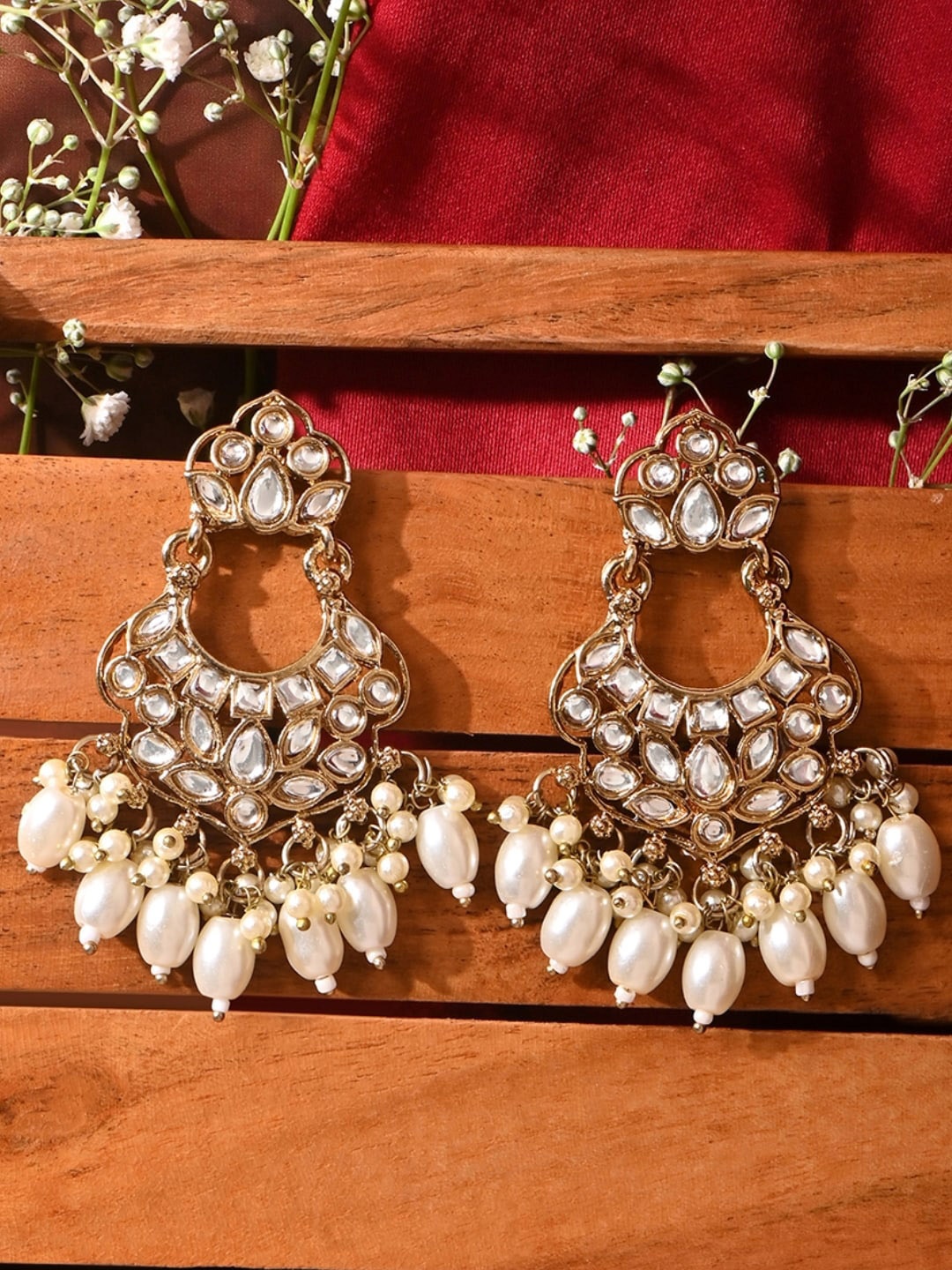 

Fida Gold-Plated Classic Chandbalis Earrings