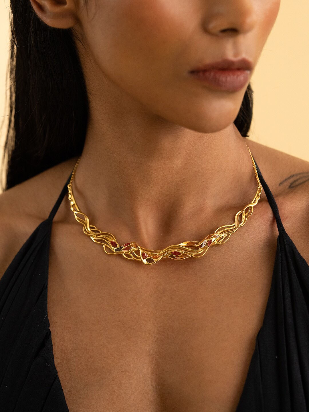 

SHAYA 925 Sterling Silver Gold-Plated Necklace