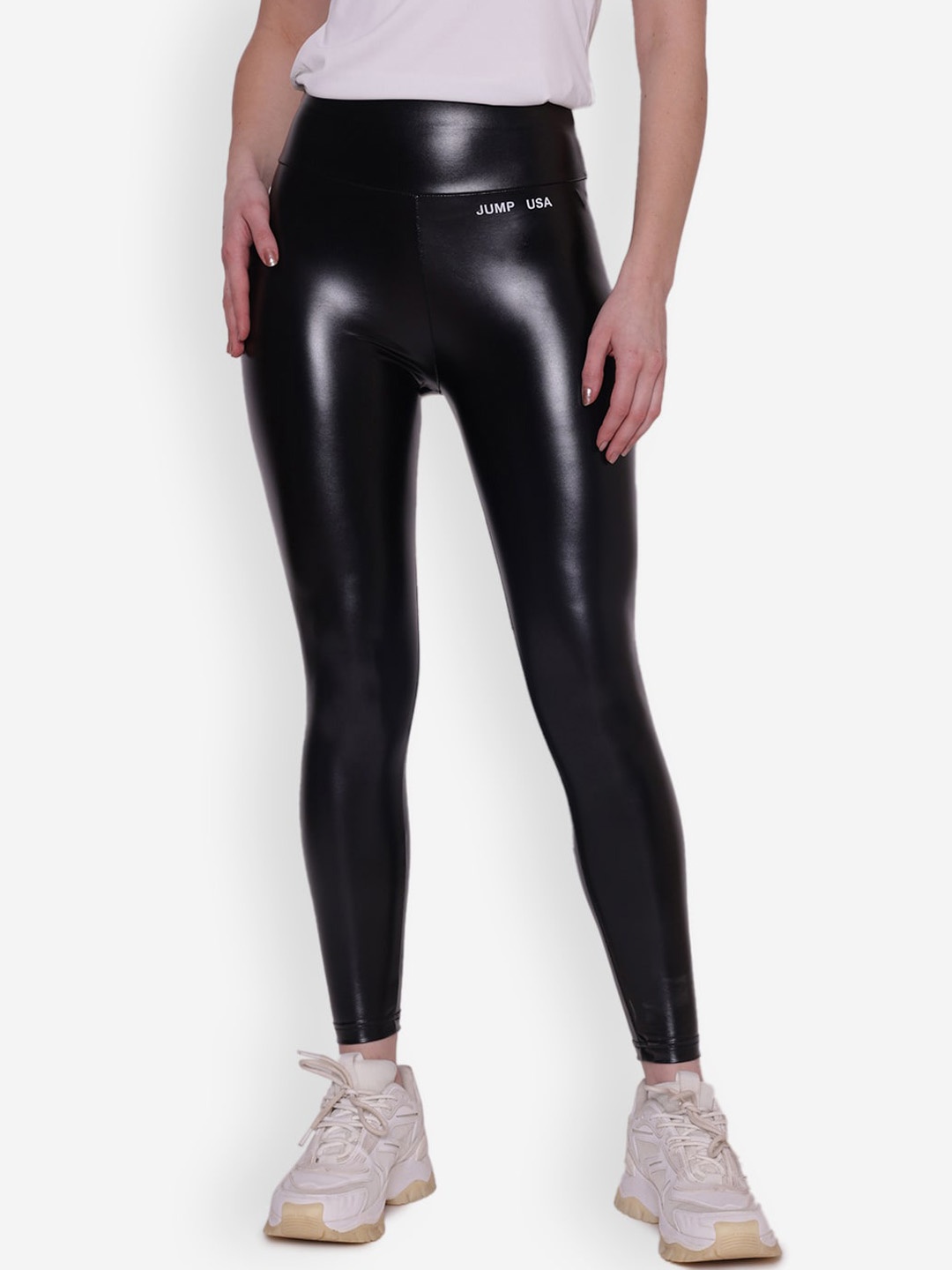 

JUMP USA Rapid-Dry Ankle Length Tights, Black