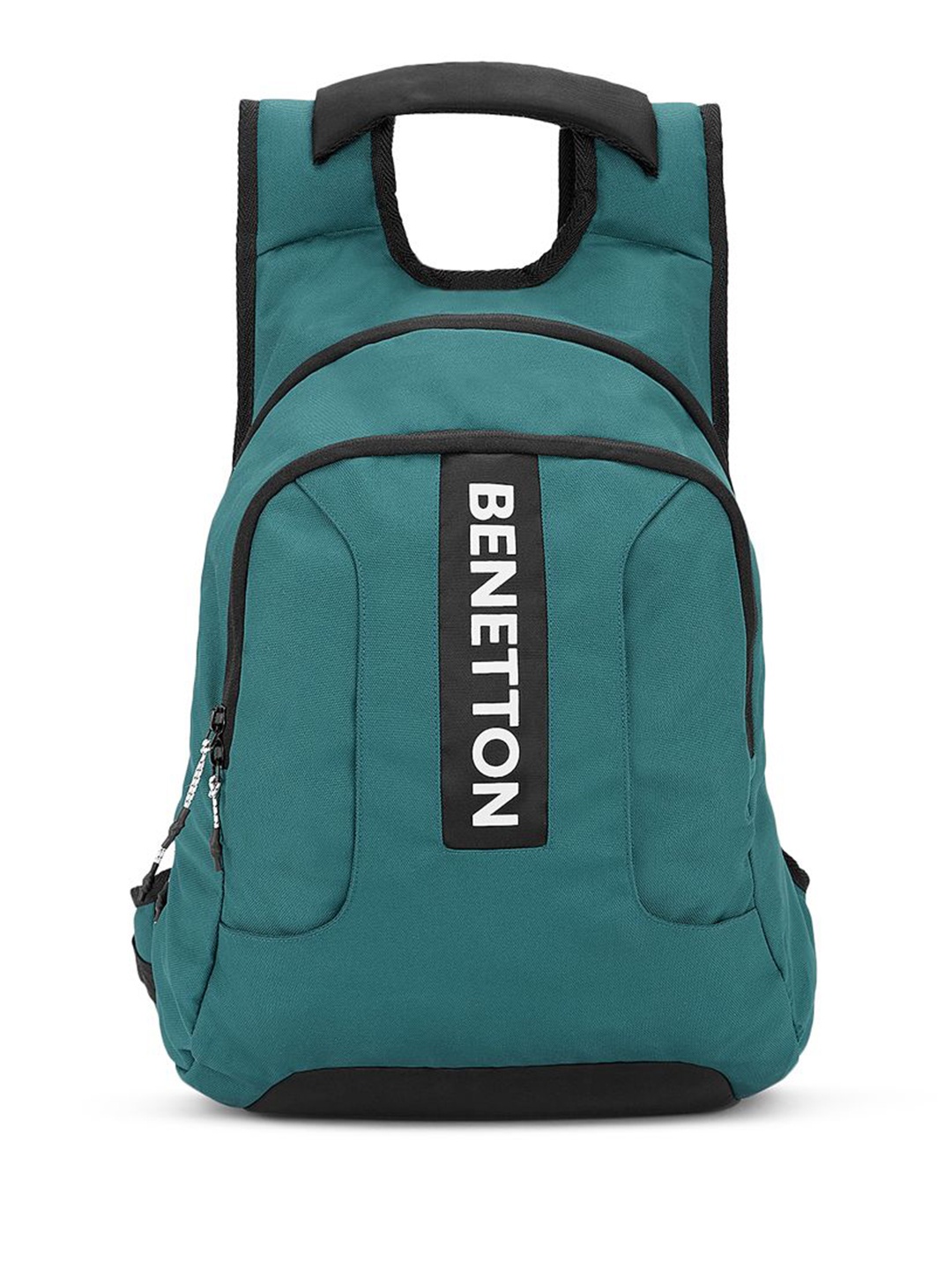 

United Colors of Benetton Brand Logo Laptop Backpack, Green