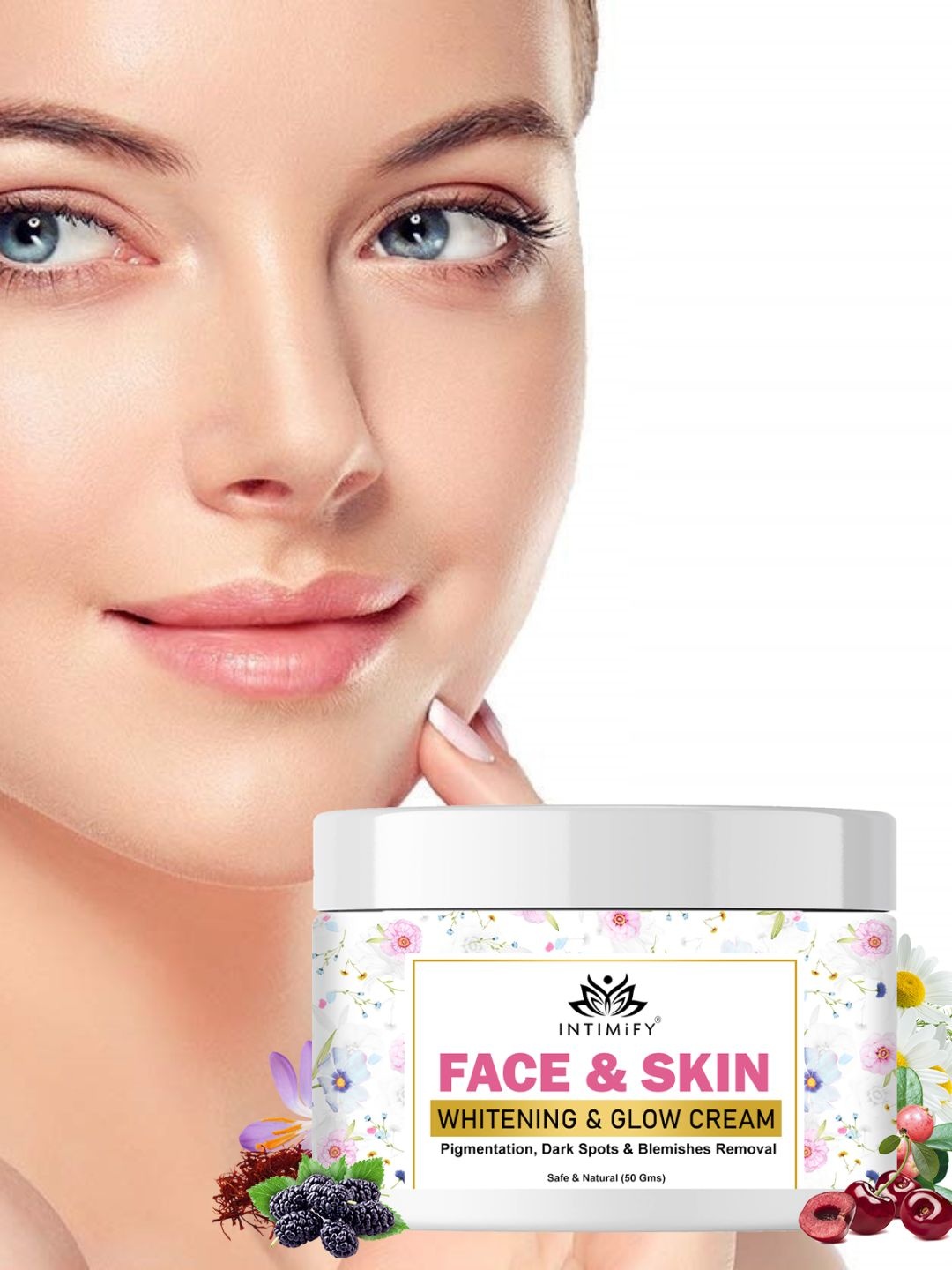 

INTIMIFY Face & Skin Whitening Cream - 50g, White