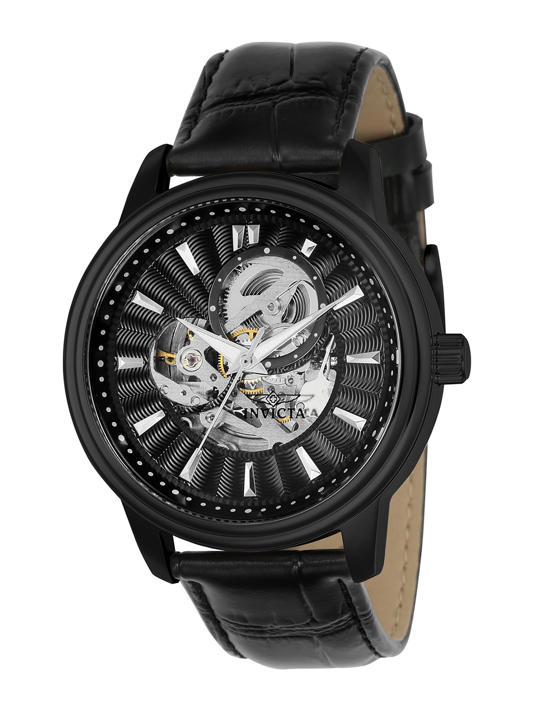 

Invicta Men Vintage Automatic Black Dial Analog Watch 22580