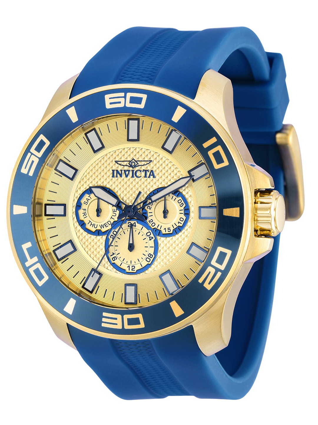 

Invicta Men Pro Diver Textured Dial Analogue Watch 36609, Gold