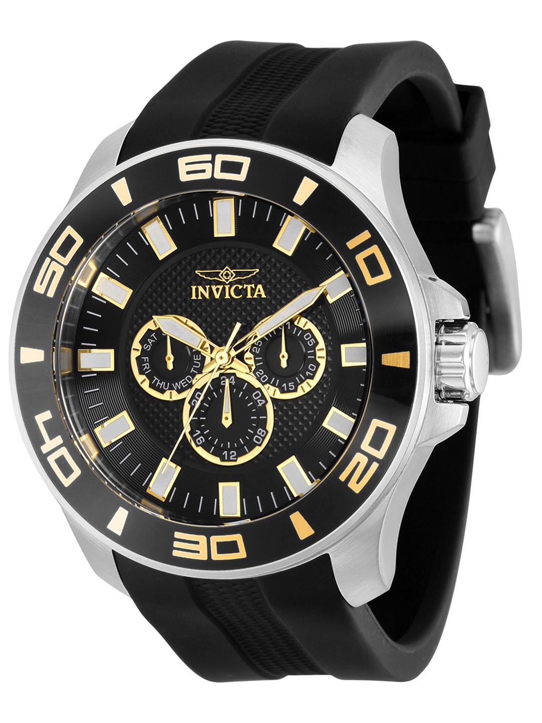 

Invicta Men Pro Diver Quartz Black Dial Analog Watch 36608, Steel