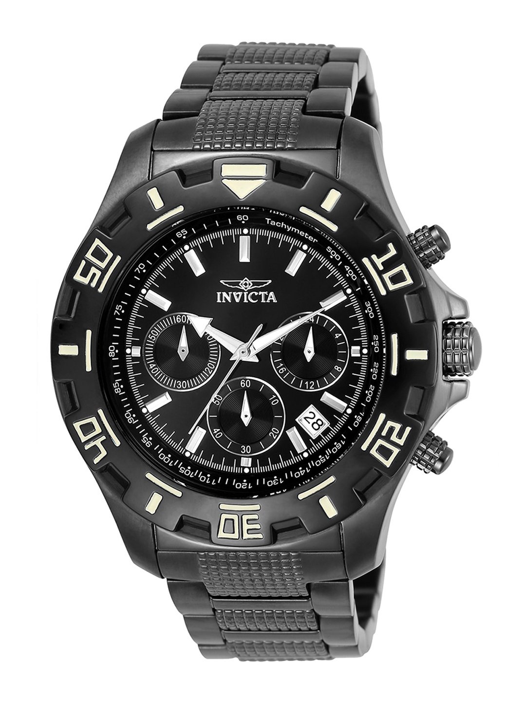 

Invicta Men Specialty Chronograph Quartz Black Dial Analog Watch 6412