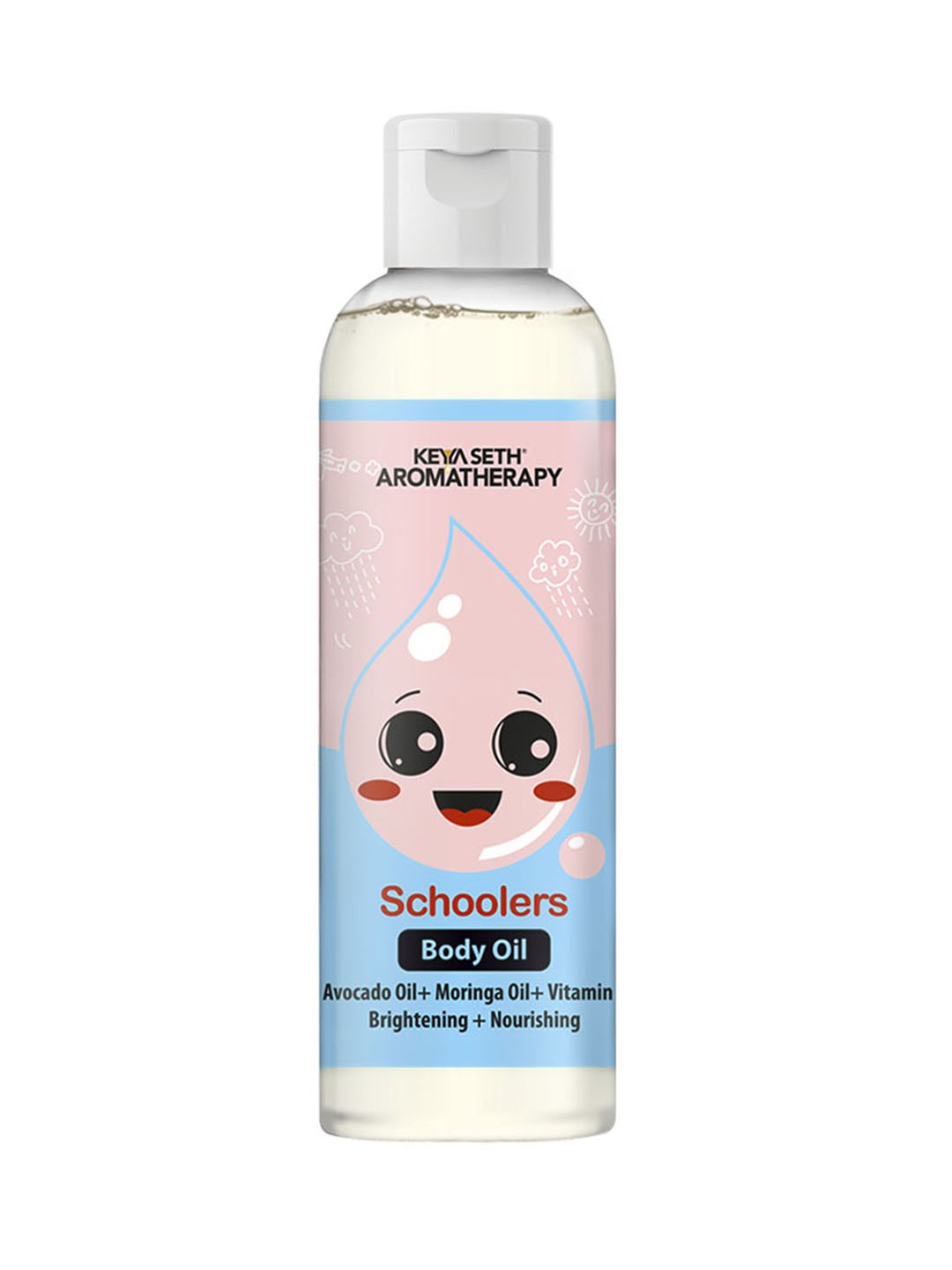 

KEYA SETH Schoolers Body Oil With Avocado & Vitamin E - 200ml, Transparent