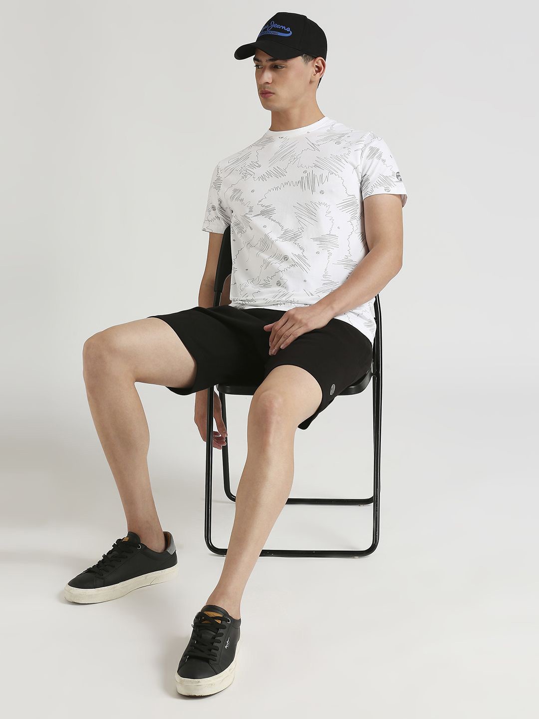 

Pepe Jeans Abstract Printed Slim Fit T-shirt, White