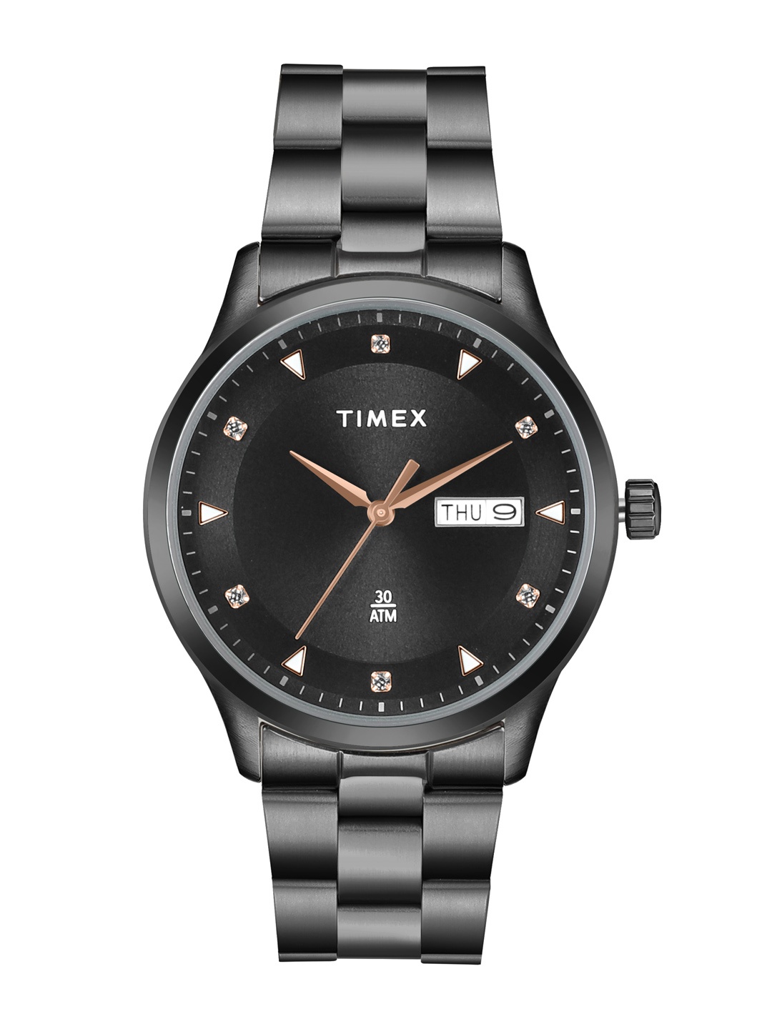 

Timex Men Day-Date Bracelet Style Straps Analogue Watch TWTG65SMU20, Black