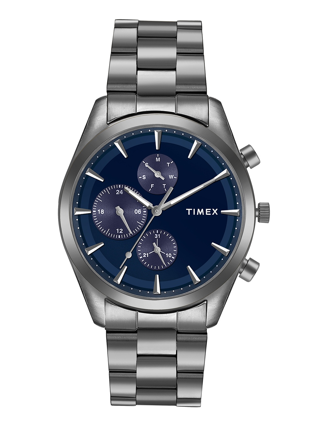 

Timex Men Bracelet Style Straps Analogue Chronograph Watch TWTG104SMU06, Blue