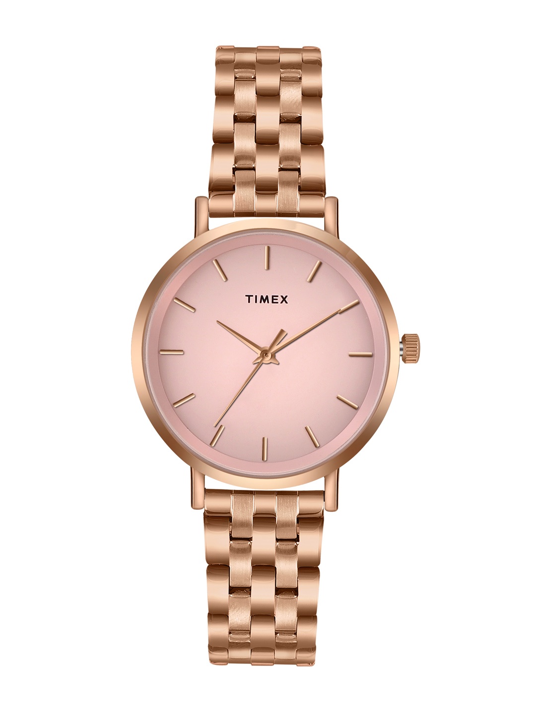 

Timex Women Bracelet Style Straps Analogue Watch TWEL129SMU10, Pink