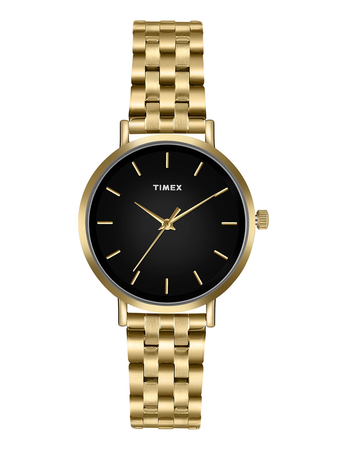 

Timex Women Bracelet Style Straps Analogue Watch TWEL129SMU09, Black