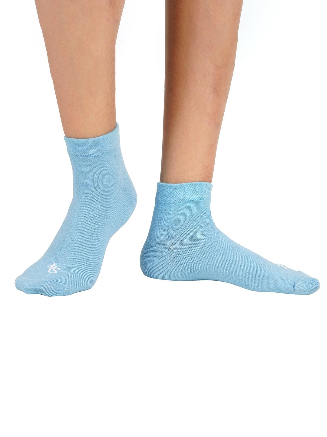 

TalkingSox Unisex Bamboo Seamless Above Ankle-Length Socks, Blue
