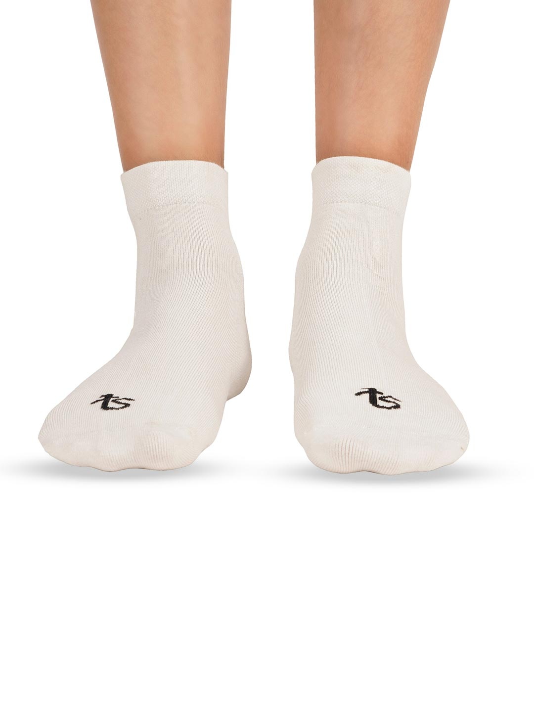 

TalkingSox Unisex Bamboo Seamless Above Ankle-Length Socks, White