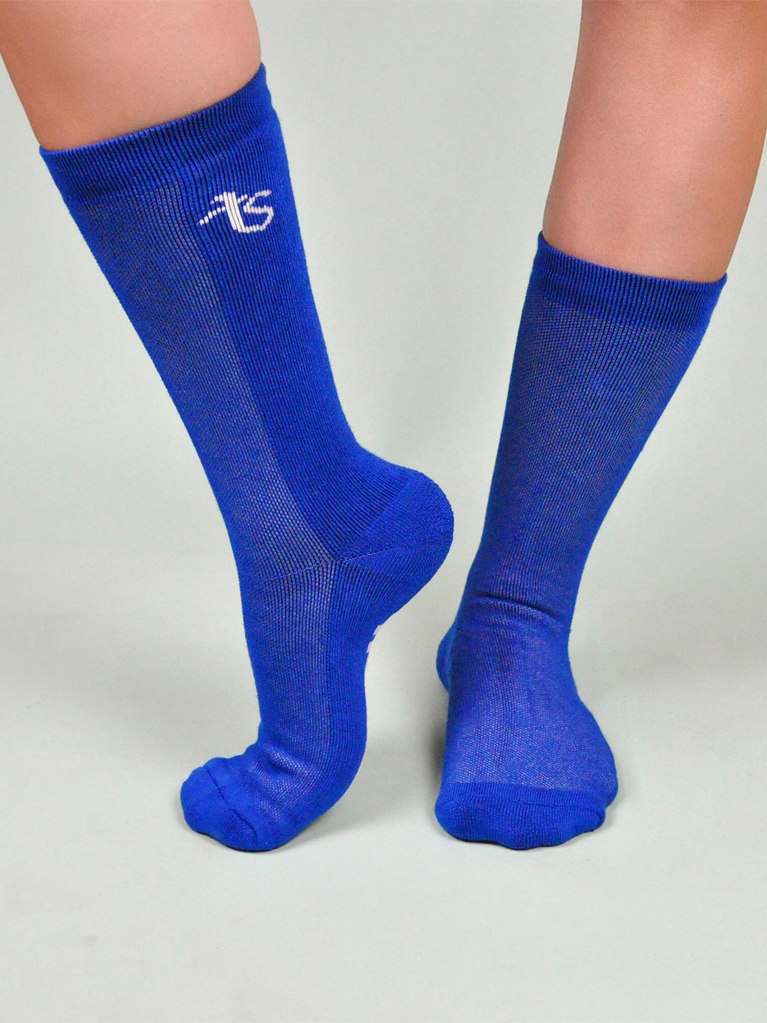 

TalkingSox Unisex Patterned Seamless Calf-Length Socks, Blue
