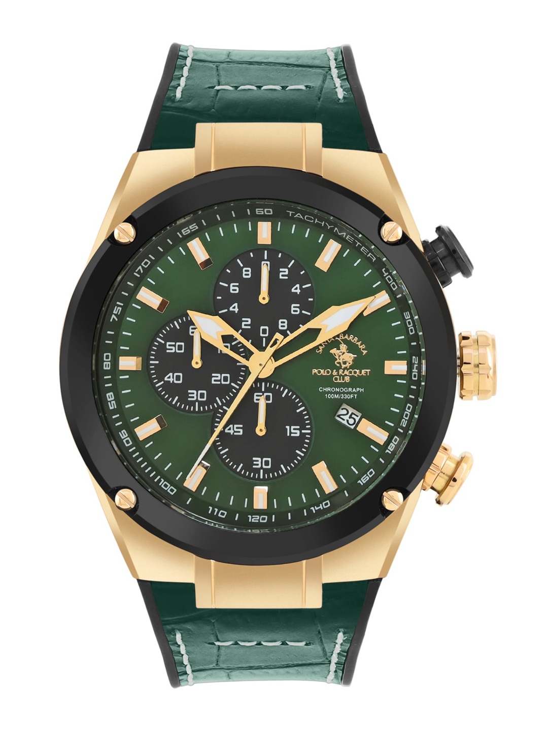 

SANTA BARBARA POLO & RACQUET CLUB Men Dial Chronograph Watch SB.3.10001-5, Green