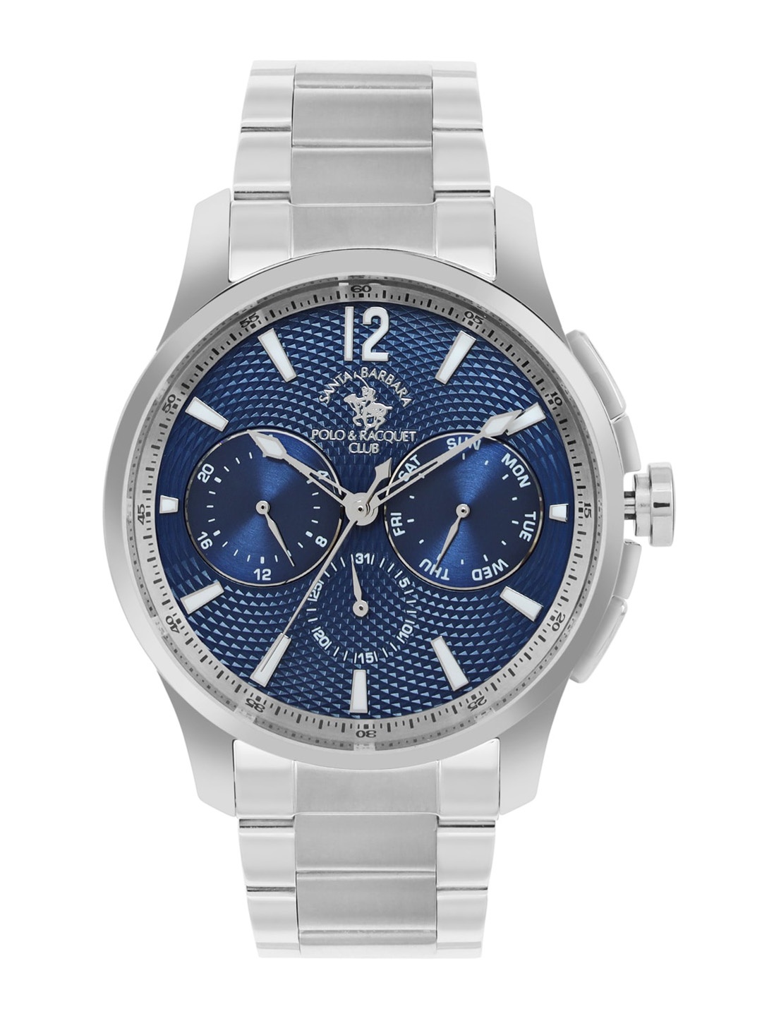 

SANTA BARBARA POLO & RACQUET CLUB Men Stainless Steel Chronograph Watch SB.1.10537-3, Silver