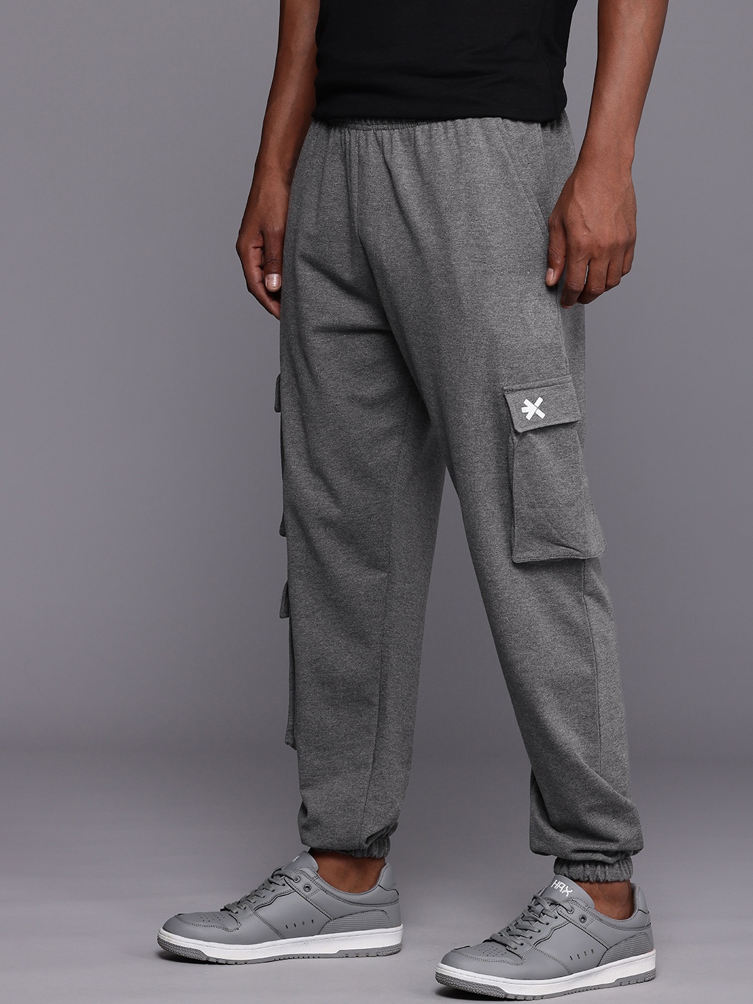 

HRX by Hrithik Roshan Anti Odour Cargo Joggers, Charcoal