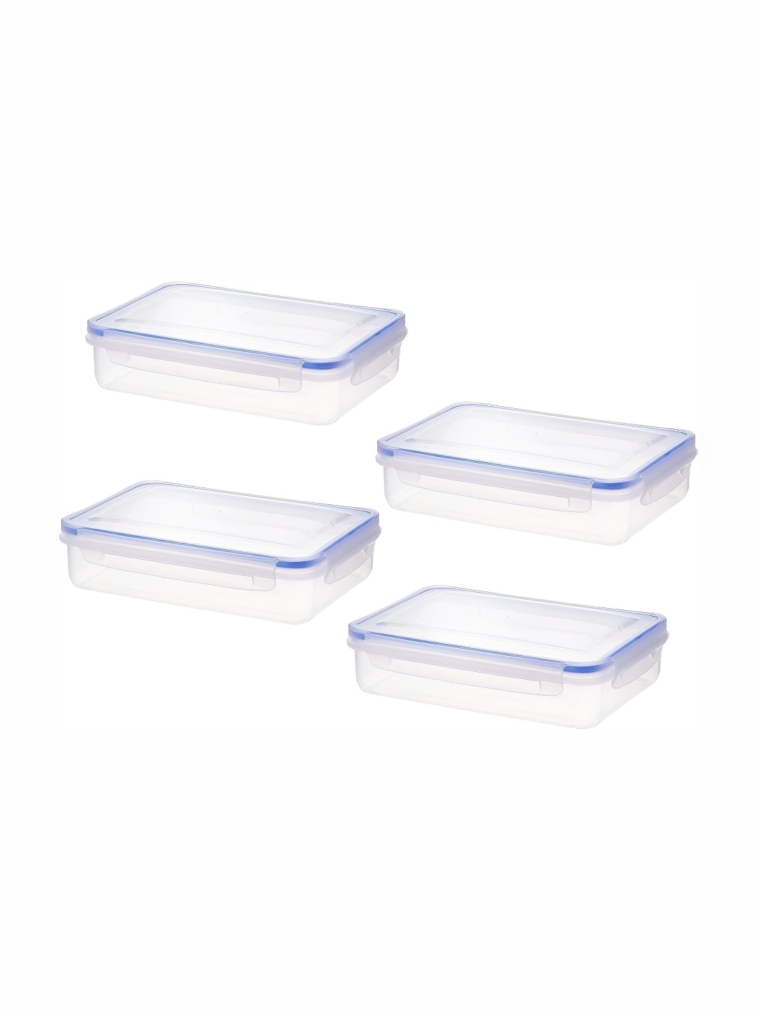 

NABHYA White & Blue 4 Pieces Lunch Box