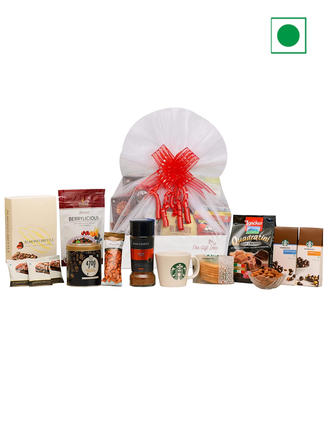 

The Gift Tree Pack Of 11 Premium Coffee Gift Hamper, Red