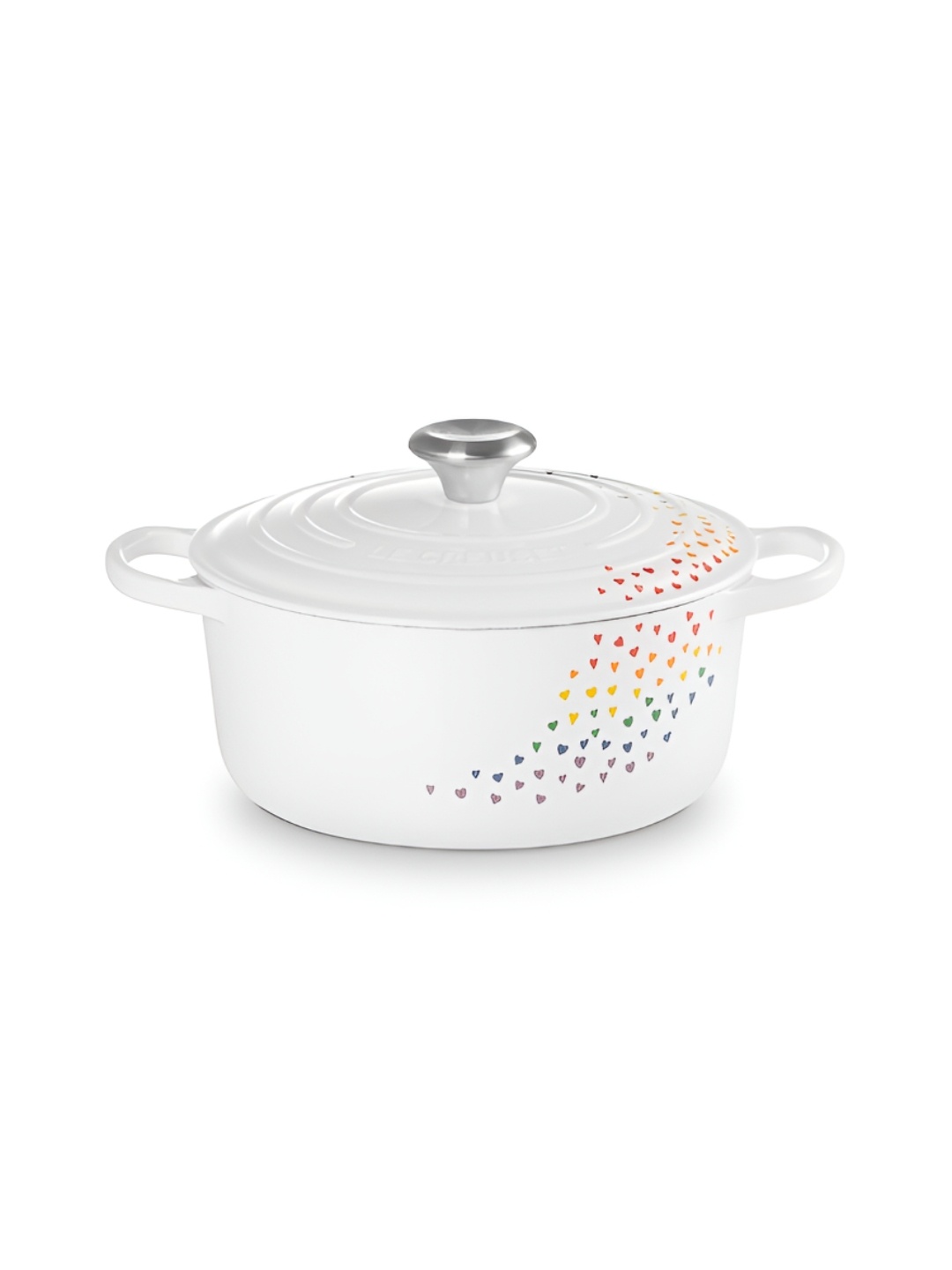 

Evo Rnd Cass 24 Rainbow Hearts, White