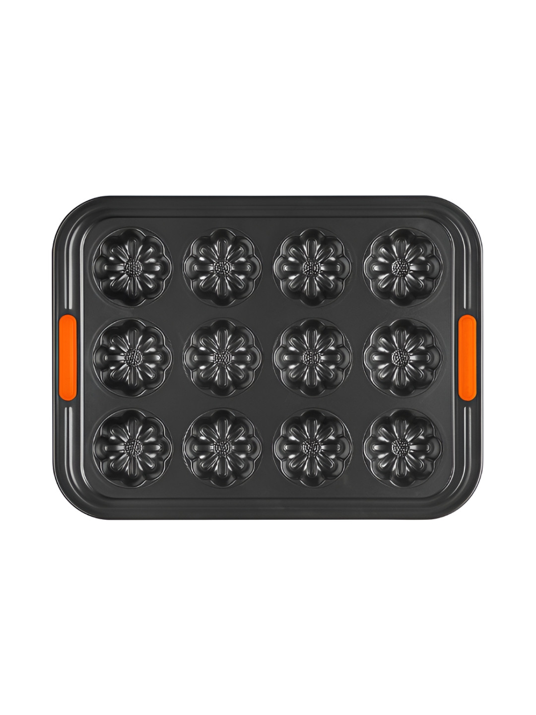 

LE CREUSET Black Metal 12 Cup Flower Baking Tray