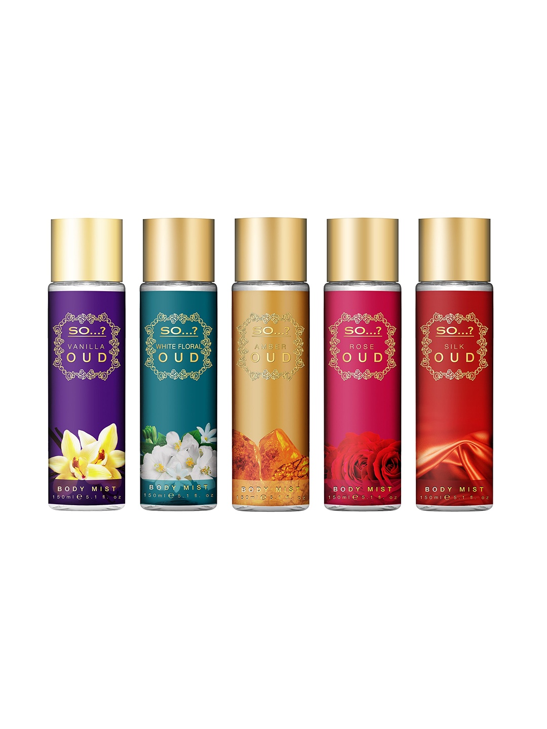 

SO Women Amber Oud Long Lasting Body Mist - 150ml, White