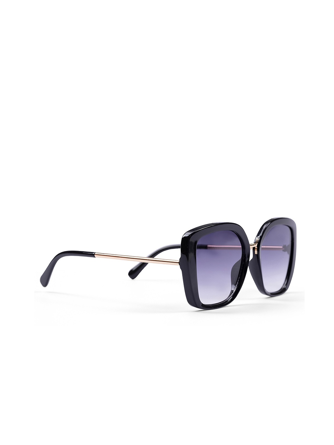 

DIMEH Women Oversized Sunglasses With UV Protected Lens, Black