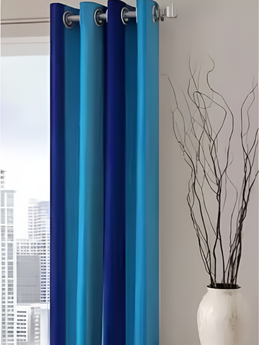 

Shopgallery Blue Room Darkening Door Curtain