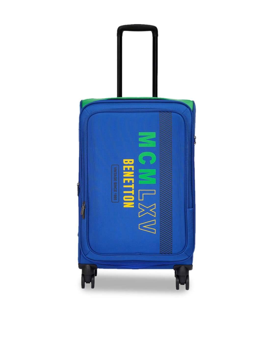 

United Colors of Benetton Blue Soft Luggage Luggage