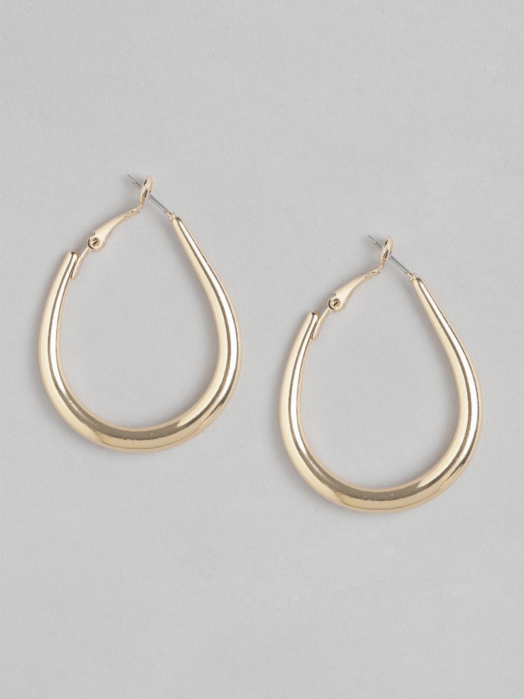 

Forever New Gold-Plated Oval Hoop Earrings