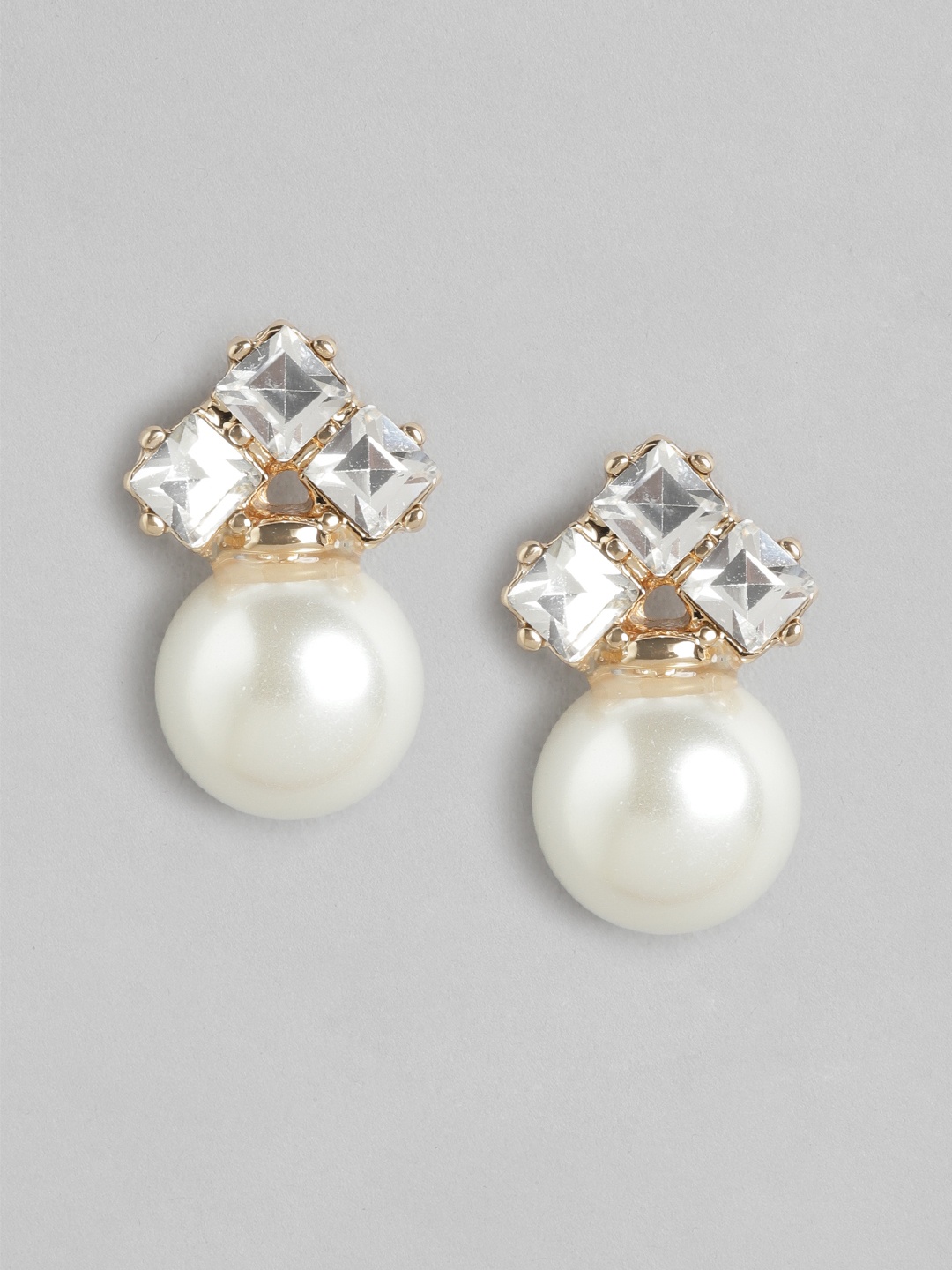 

Forever New Gold-Plated Geometric Artificial Stones Studs