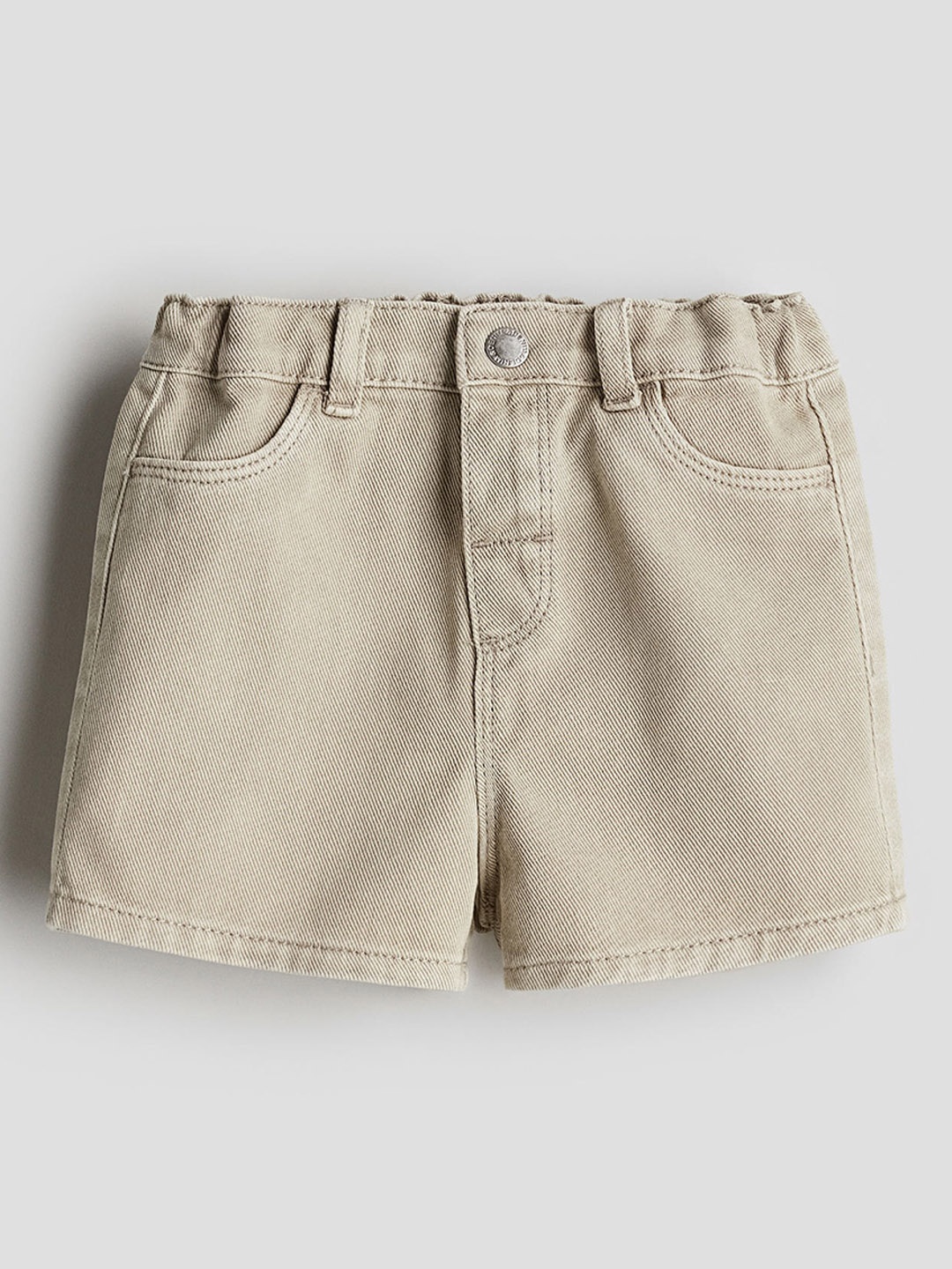 

H&M Boys Pure Cotton Denim Shorts, Beige