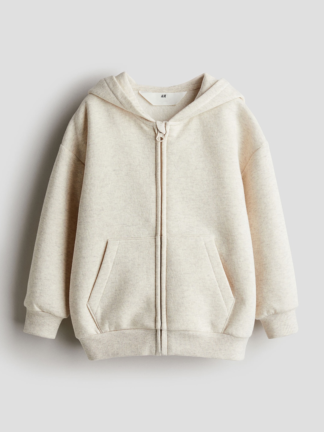 

H&M Girls Zip-Through Hoodie, Beige