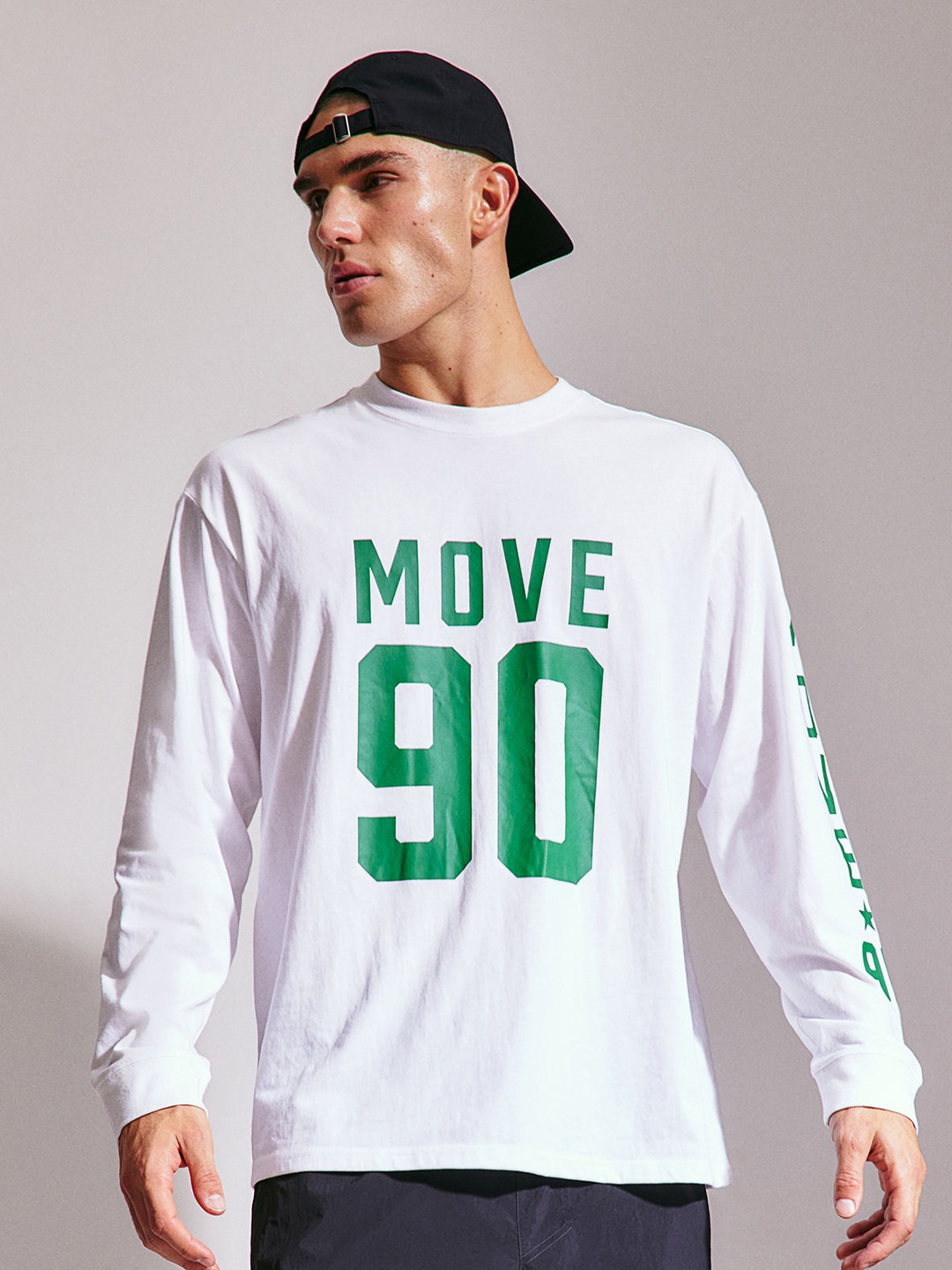 

H&M DryMove Long-Sleeved Sports Top, White